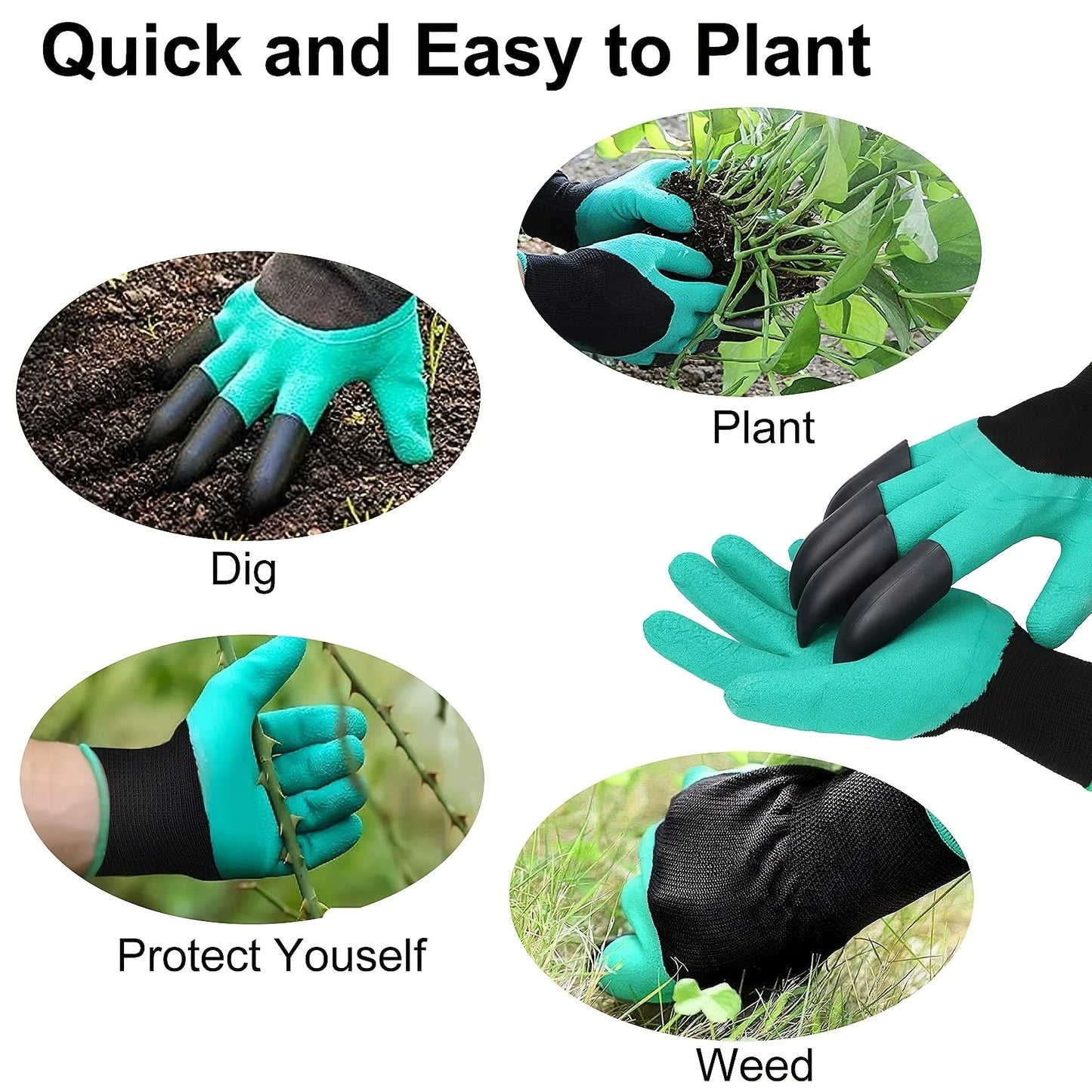 Gardening Gloves With Claws